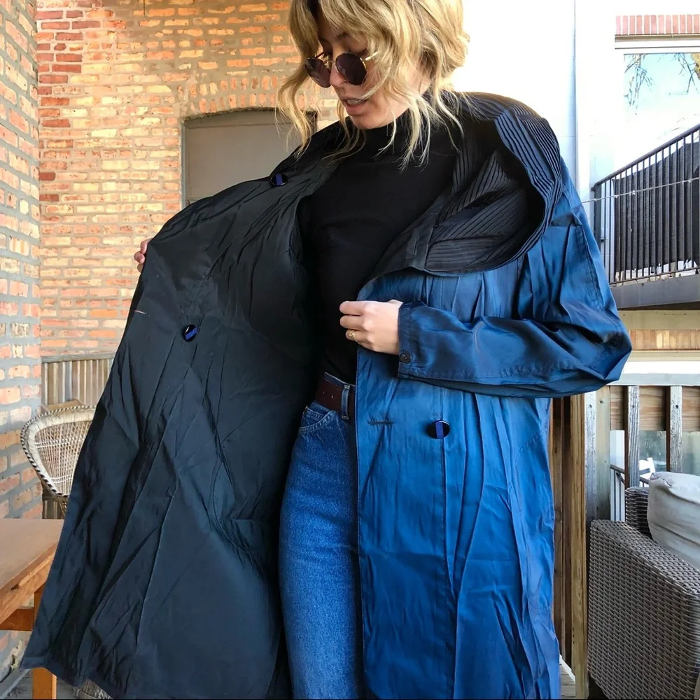 Mycra Pac Donatella Raincoat In Sapphire - Picture 3 of 8